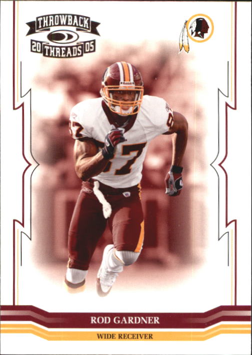 2005 Throwback Threads #150 Rod Gardner