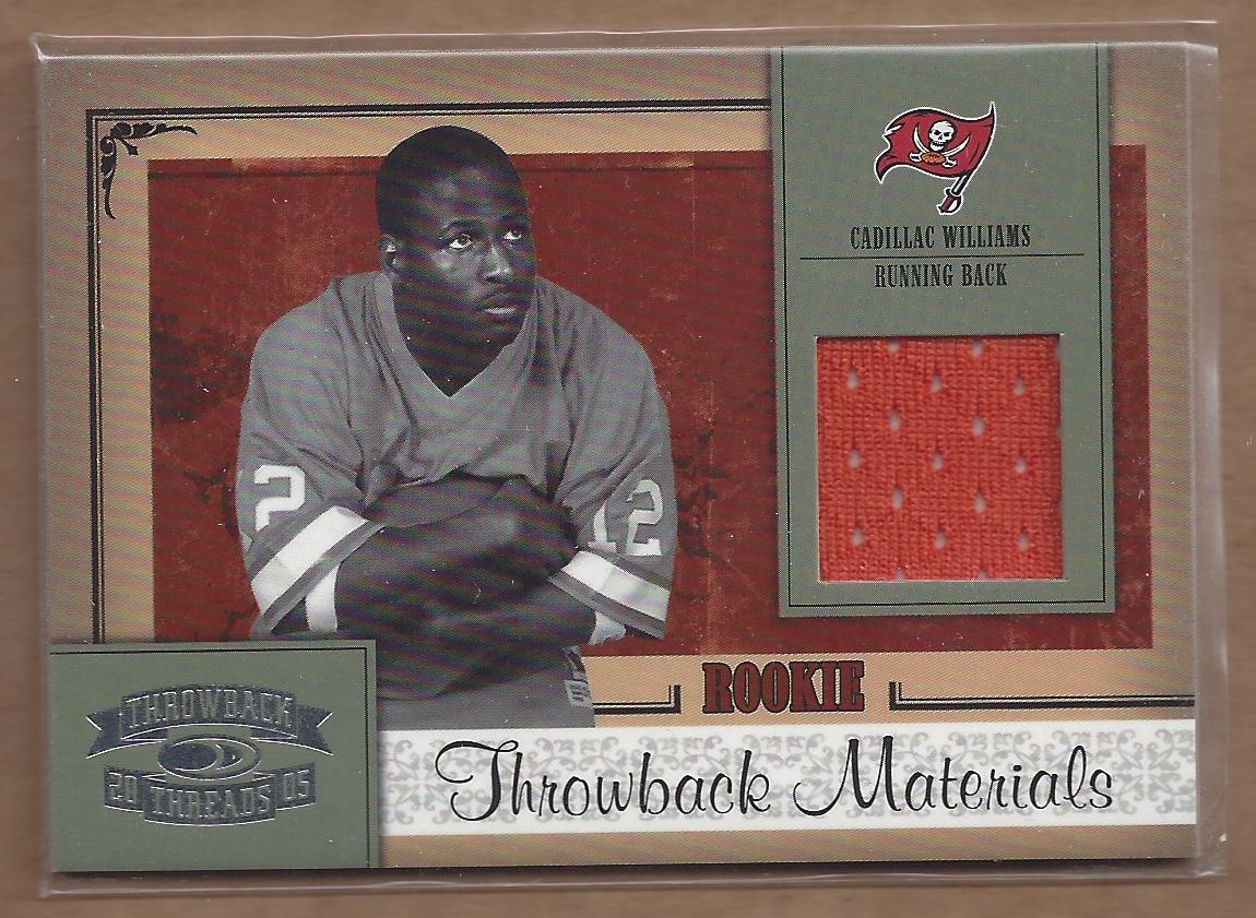 2005 Throwback Threads #206 Cadillac WIlliams JSY RC front image