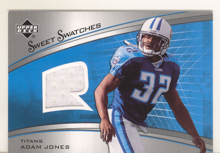 2005 Sweet Spot Rookie Sweet Swatches #SRAJ Adam Jones
