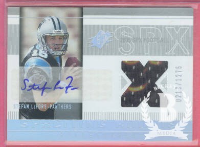 2005 SPx #204 Stefan LeFors JSY AU RC