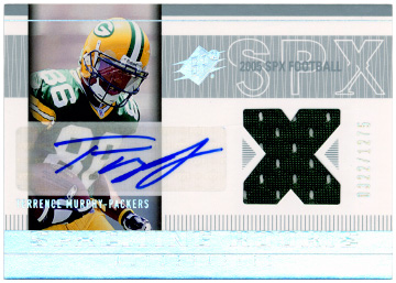 2005 SPx #206 Terrence Murphy JSY AU RC