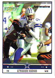 2005 Score Adrenaline #75 Keyshawn Johnson