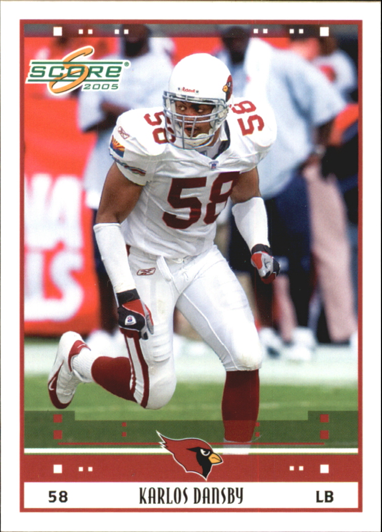 2005 Score Glossy #7 Karlos Dansby