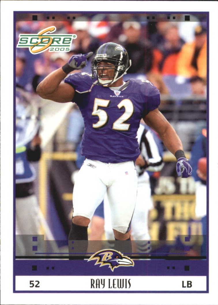 2005 Score Glossy #25 Ray Lewis
