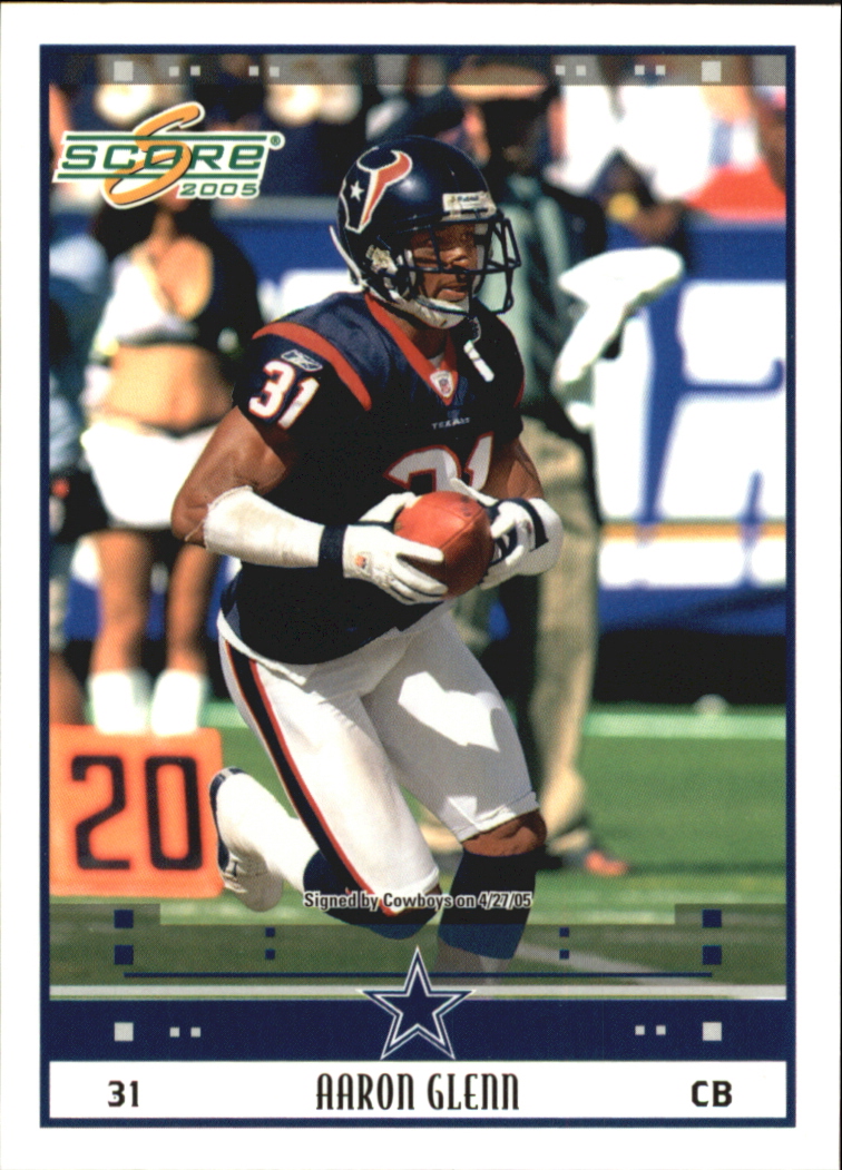 2005 Score Glossy #109 Aaron Glenn