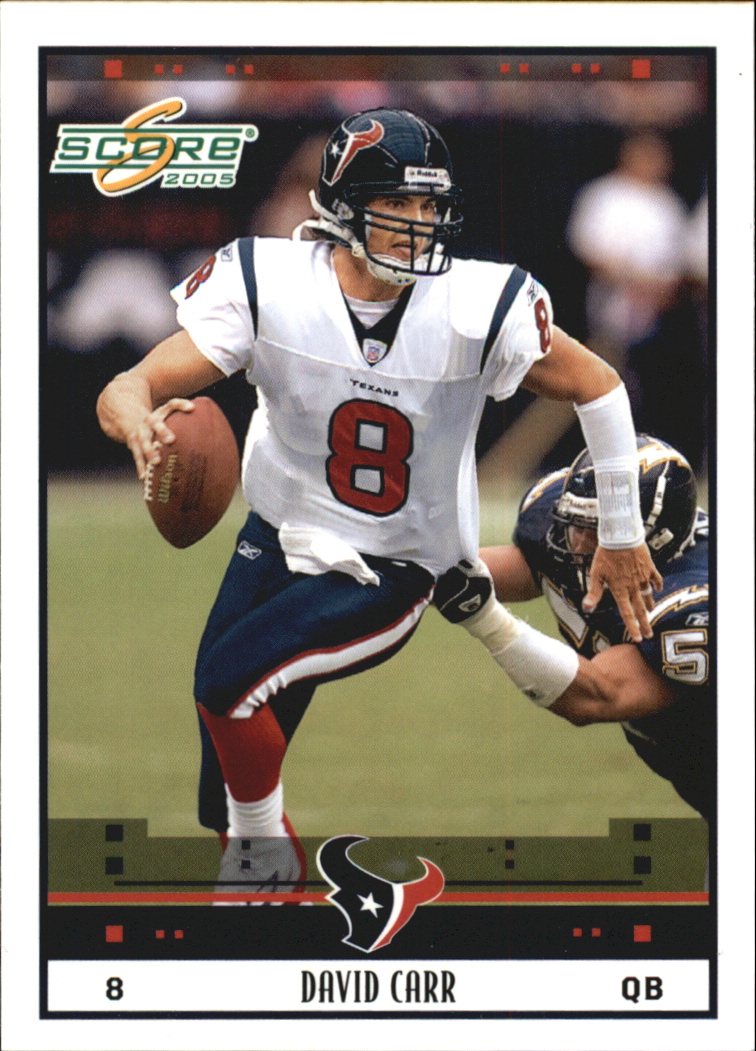 2005 Score Glossy #112 David Carr
