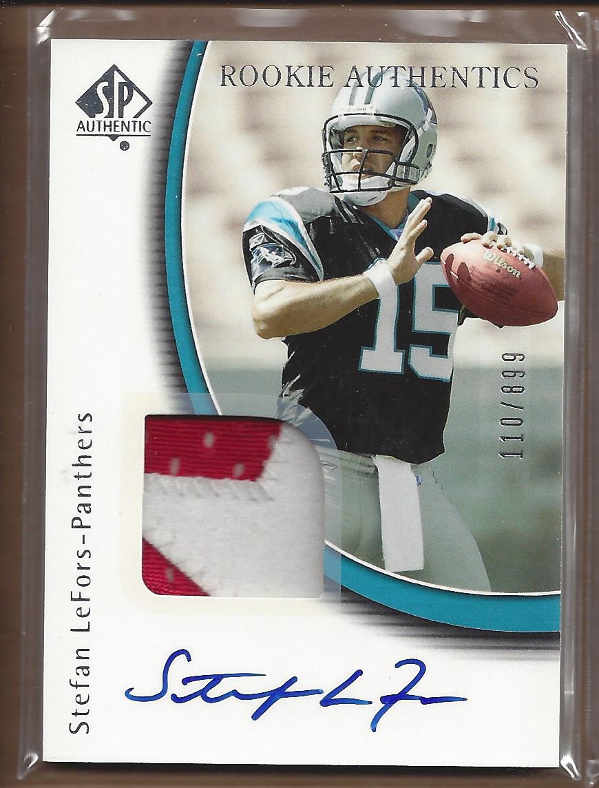 2005 SP Authentic #223 Stefan LeFors JSY/899 AU RC