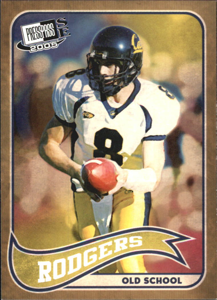 2005 Press Pass SE Old School #OS17 Aaron Rodgers