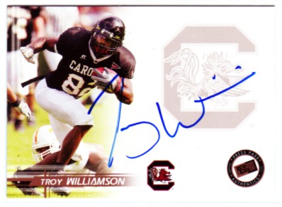 2005 Press Pass Autographs Bronze #57 Troy Williamson