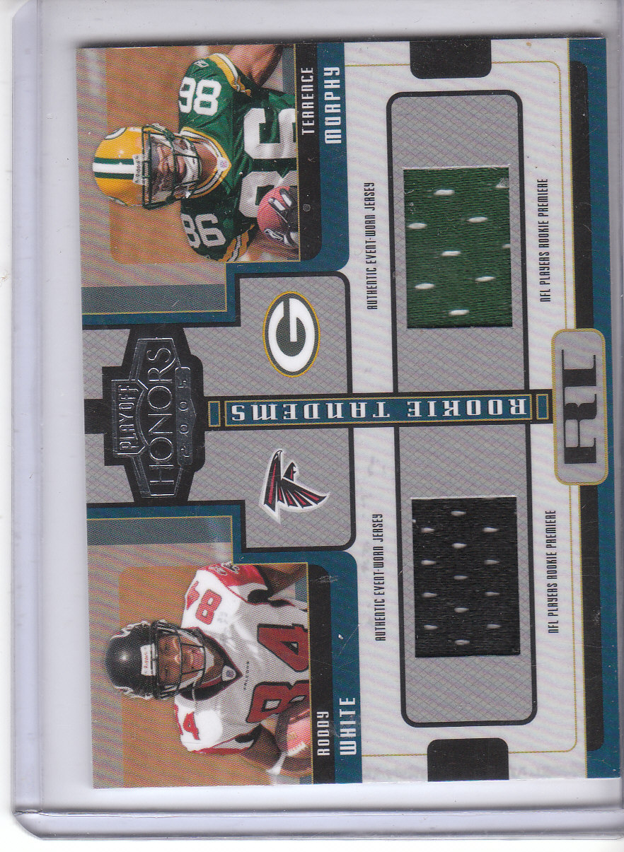 2005 Playoff Honors Rookie Tandem Jerseys #RT8 Roddy White/Terrence Murphy