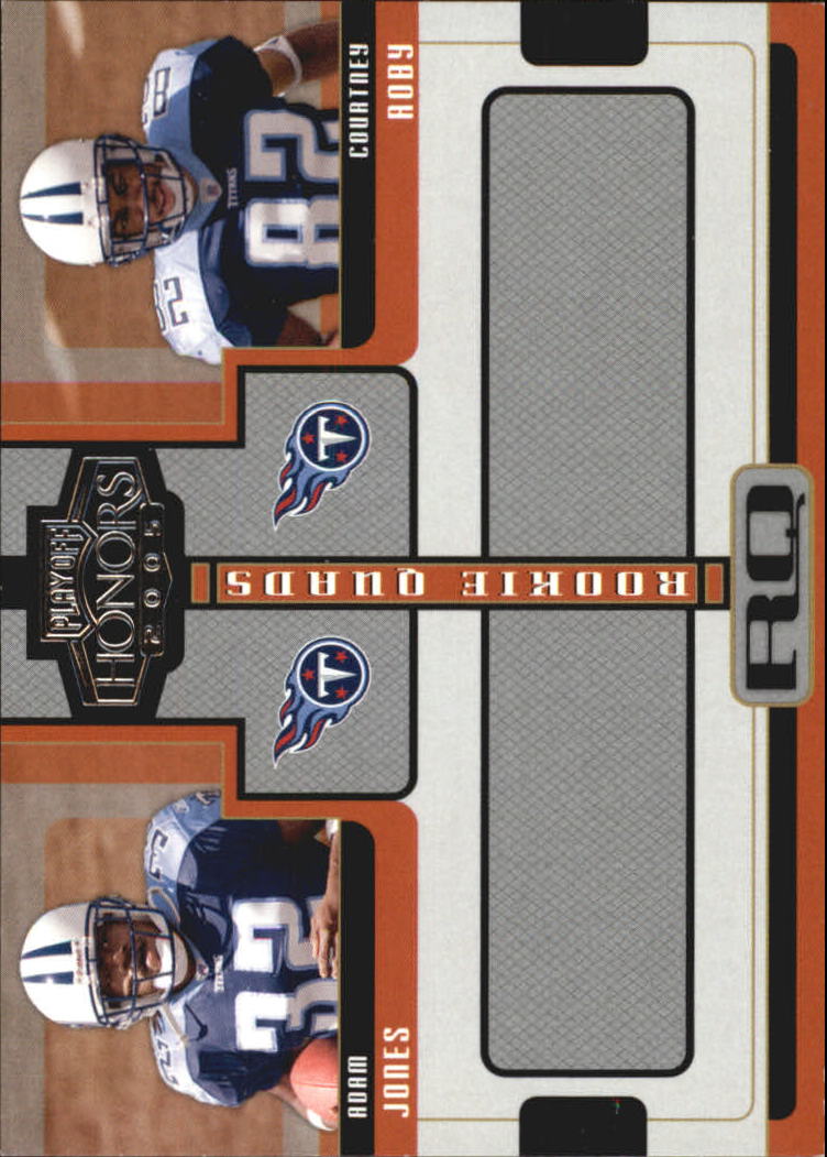 2005 Playoff Honors Rookie Quad #RQ4 Adam Jones/Courtney Roby/Matt Jones/Mark Clayton