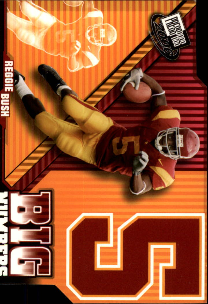 2006 Press Pass Big Numbers #BN26 Reggie Bush