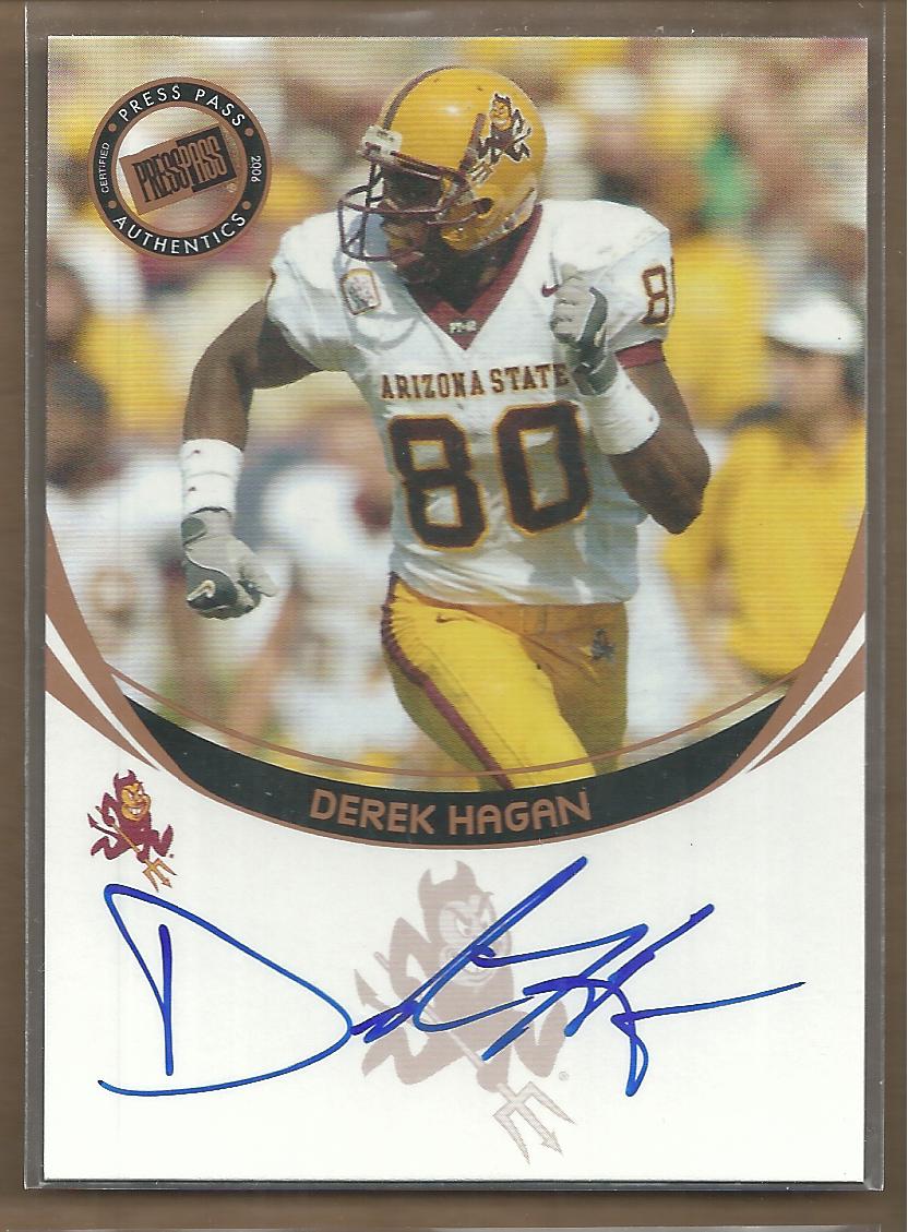 2006 Press Pass Autographs Bronze #24 Derek Hagan