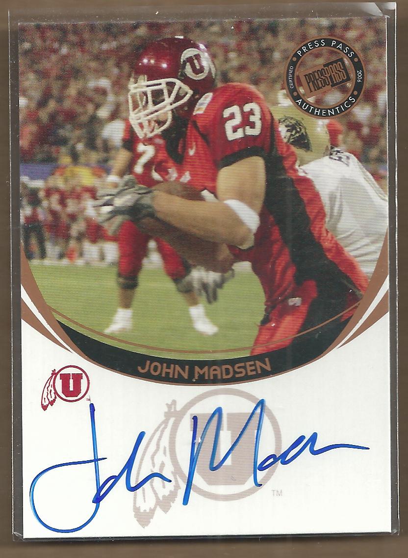 2006 Press Pass Autographs Bronze #44 John Madsen