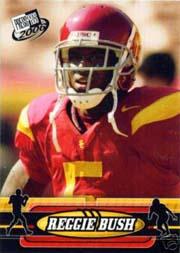 2006 Press Pass Wal-Mart Exclusive #1A Reggie Bush UER/defensive stats on back