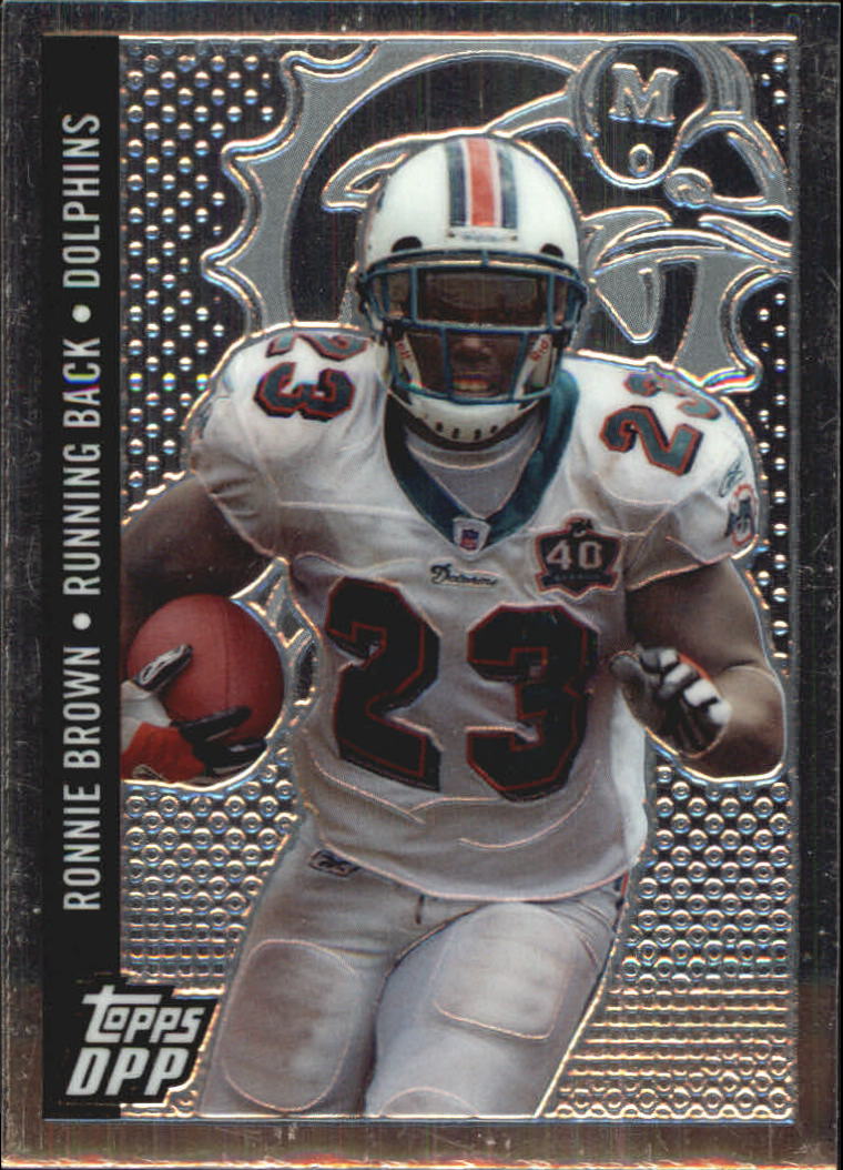 2006 Topps Draft Picks and Prospects Chrome Black #70 Ronnie Brown