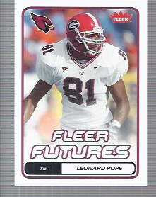 2006 Fleer #164 Leonard Pope RC