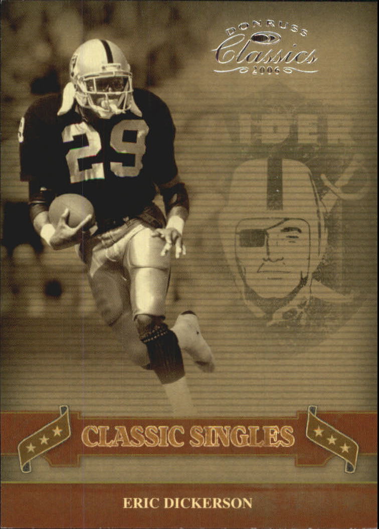 2006 Donruss Classics Classic Singles Silver #4 Eric Dickerson