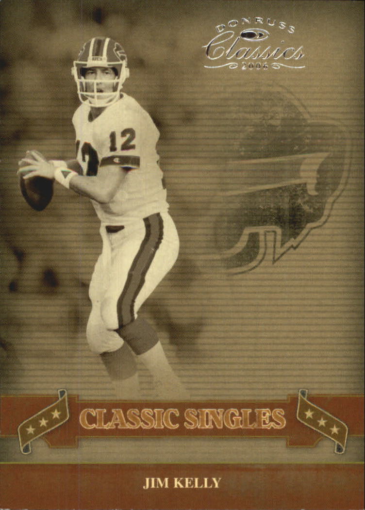 2006 Donruss Classics Classic Singles Silver #9 Jim Kelly