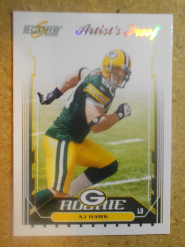 2006 Score Artist's Proof #373 A.J. Hawk