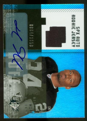 2006 SPx #201 Michael Huff JSY AU RC