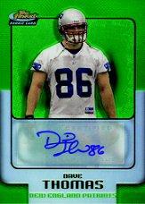 2006 Finest Green Refractors #169 David Thomas AU