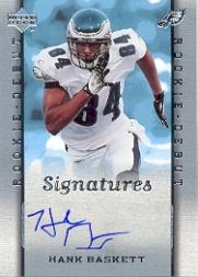 2006 Upper Deck Rookie Debut #228 Hank Baskett AU RC