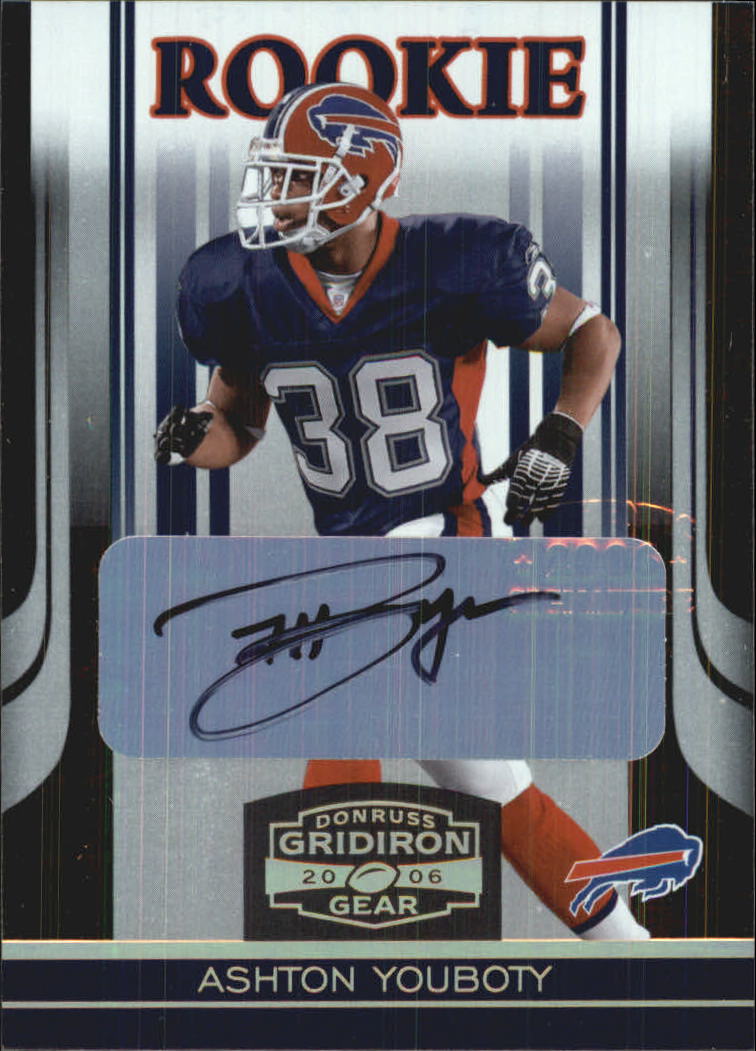 2006 Donruss Gridiron Gear Autographs Gold Holofoil #109 Ashton Youboty/208