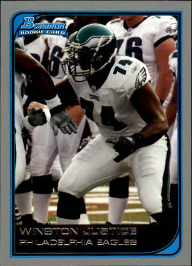2006 Bowman #179 Winston Justice RC