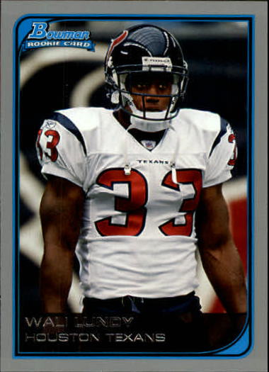 2006 Bowman #189 Wali Lundy RC