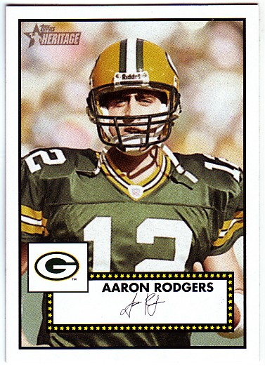 2006 Topps Heritage #35 Aaron Rodgers SP