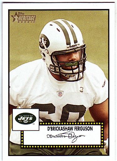 2006 Topps Heritage #218 D'Brickashaw Ferguson RC