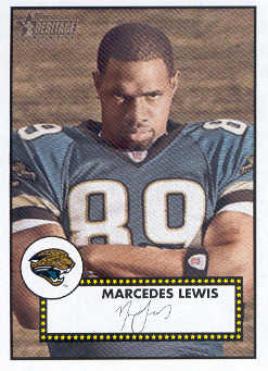 2006 Topps Heritage #303 Marcedes Lewis RC