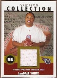 2006 Topps Heritage Gridiron Collection Jersey #GCLW LenDale White