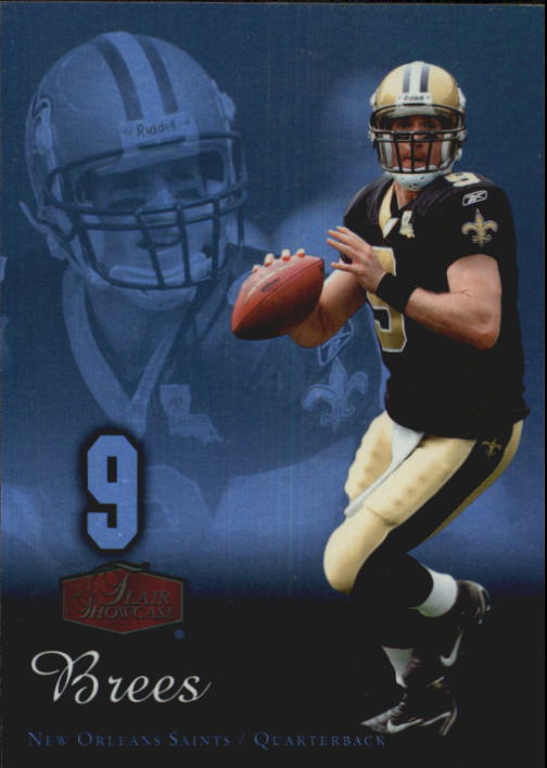 2006 Flair Showcase #60 Drew Brees