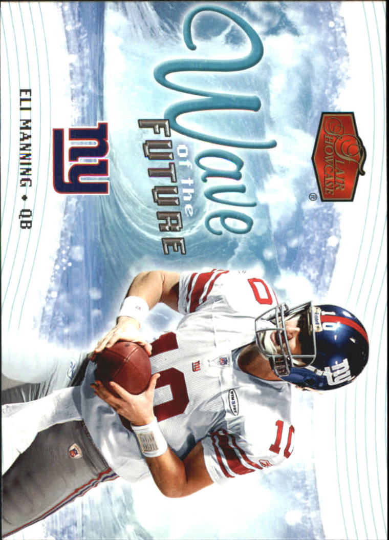 2006 Flair Showcase Wave of the Future #WOTF8 Eli Manning