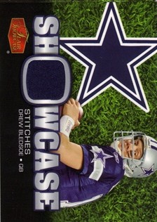 2006 Flair Showcase Showcase Stitches Jersey #SHSDB Drew Bledsoe