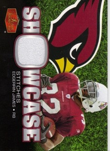2006 Flair Showcase Showcase Stitches Jersey #SHSEJ Edgerrin James