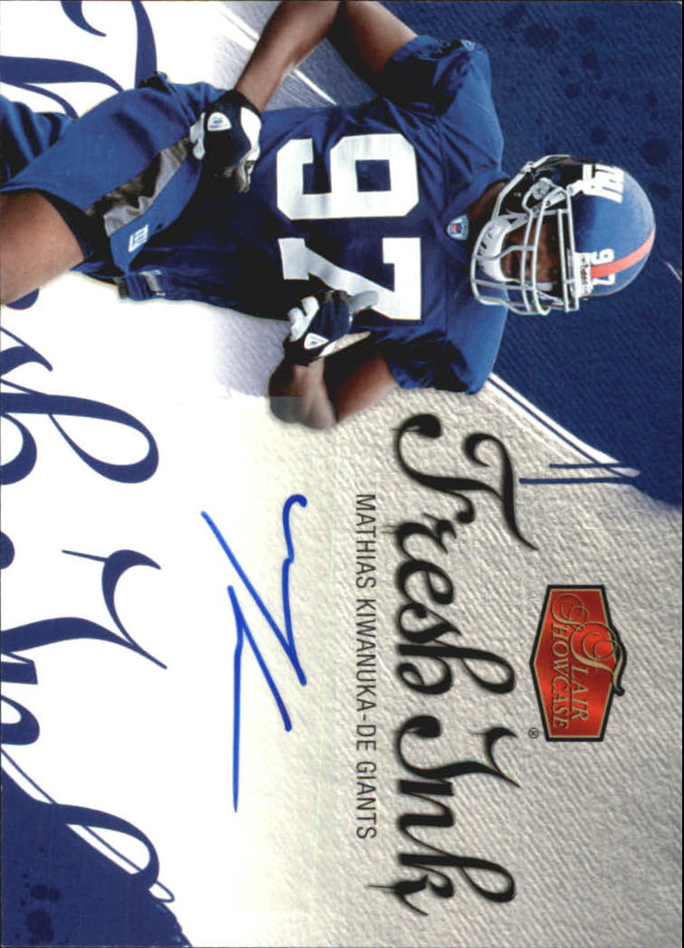 2006 Flair Showcase Fresh Ink #FIMK Mathias Kiwanuka