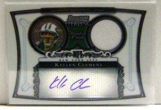 2006 Bowman Sterling #KC2 Kellen Clemens JSY AU