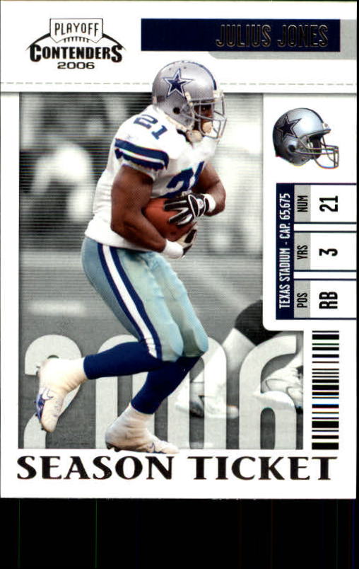 2006 Playoff Contenders #26 Julius Jones