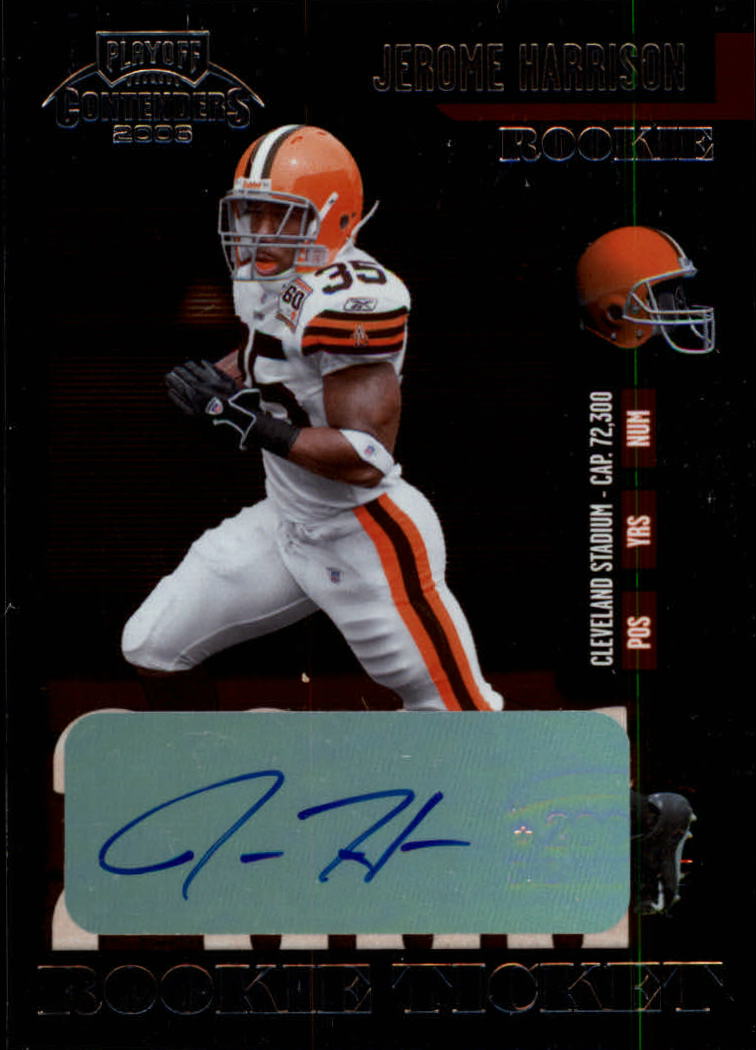 2006 Playoff Contenders #126 Jerome Harrison AU RC