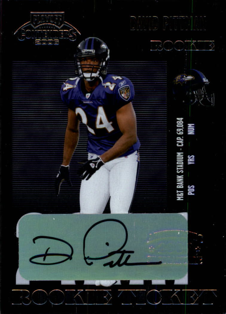 2006 Playoff Contenders #209 David Pittman AU RC
