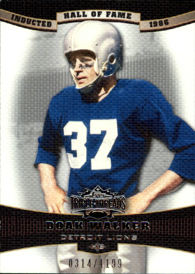 2006 Topps Triple Threads #77 Doak Walker