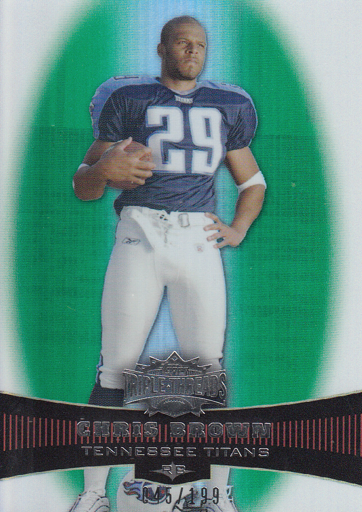 2006 Topps Triple Threads Emerald #52 Chris Brown