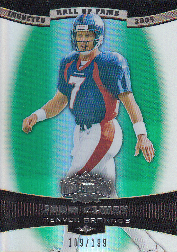 2006 Topps Triple Threads Emerald #87 John Elway