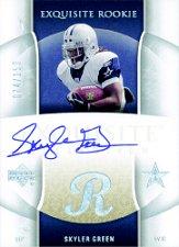 2006 Exquisite Collection #97 Skyler Green AU RC