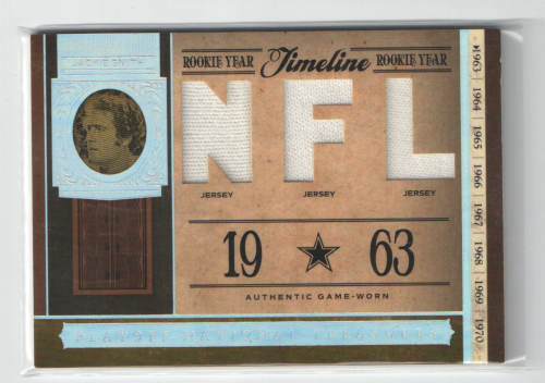 2006 Playoff National Treasures Timeline Material NFL #JSM Jackie Smith/99