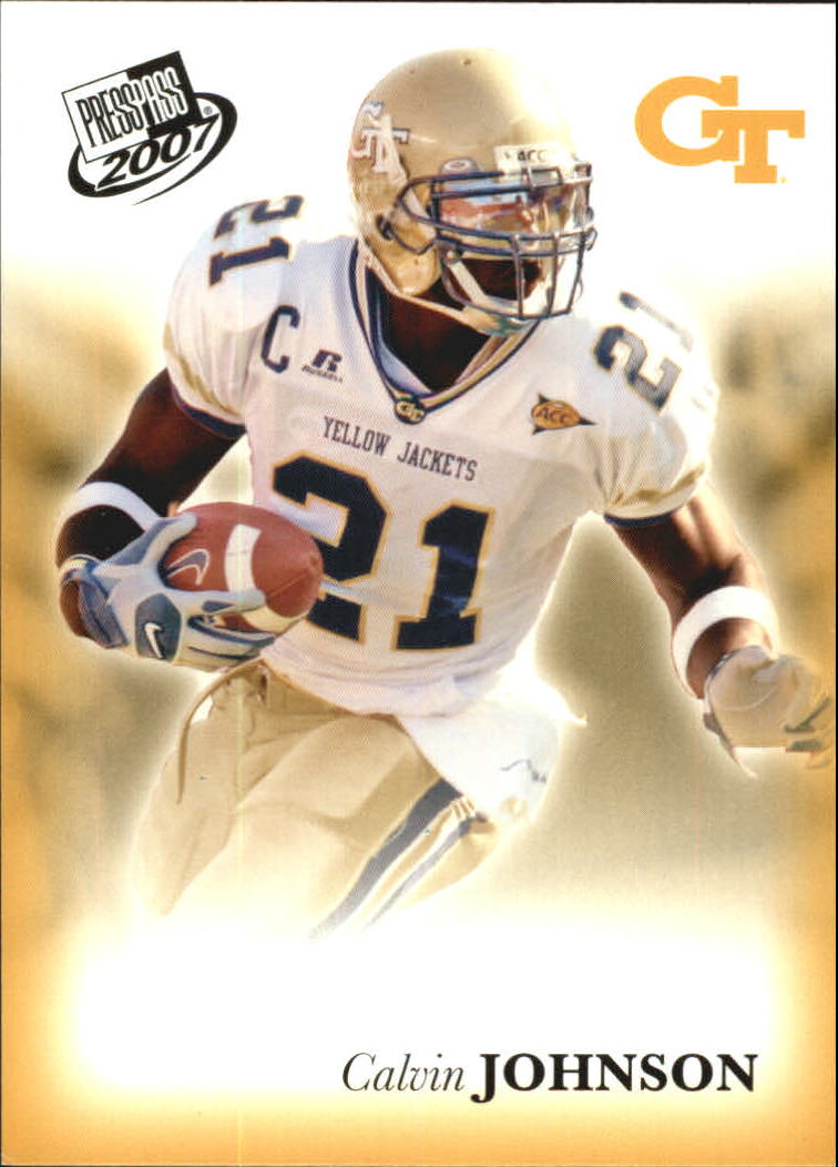 2007 Press Pass Wal-Mart Exclusive #WM8 Calvin Johnson