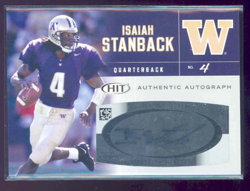 2007 SAGE HIT Autographs #14 Isaiah Stanback